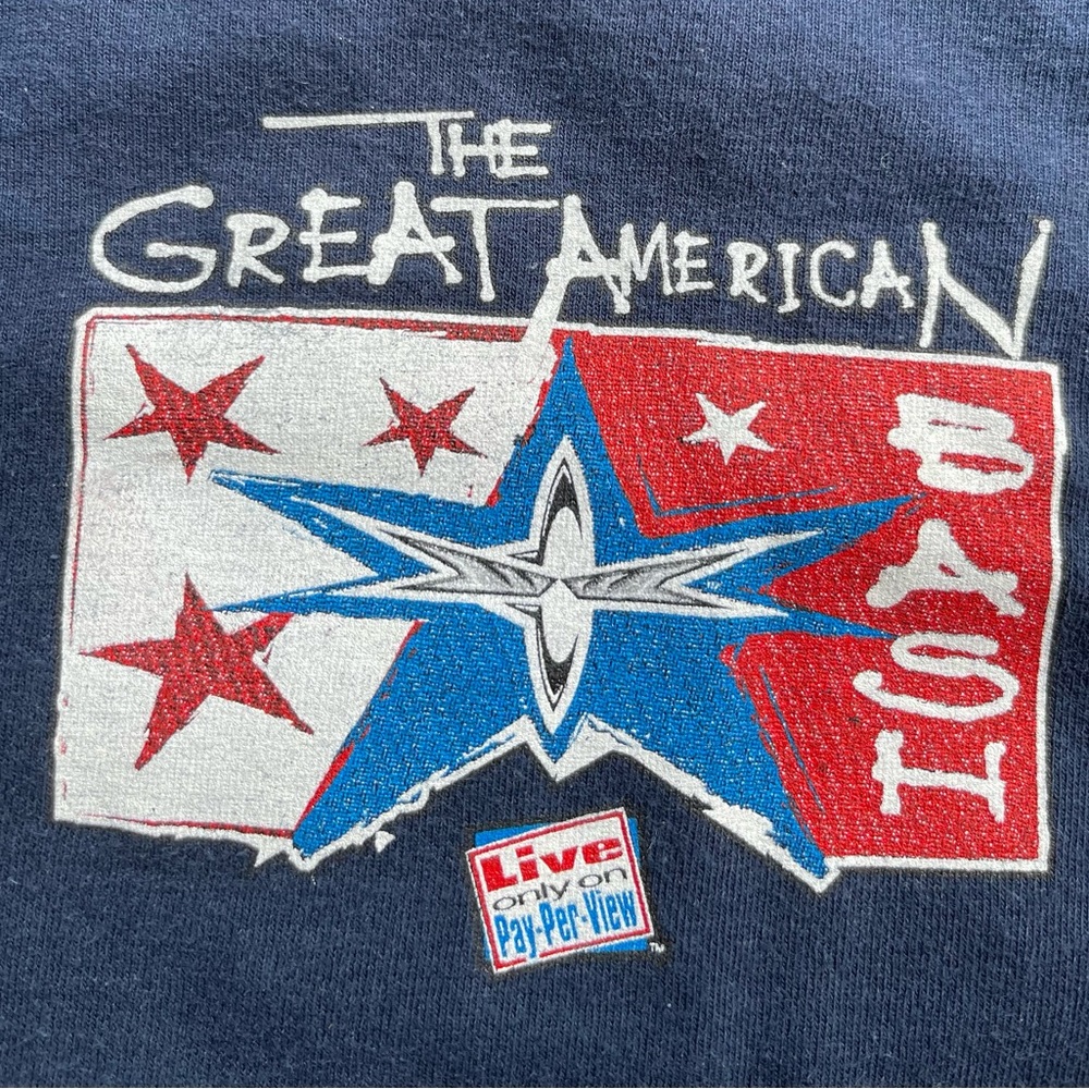 Vintage / Rare WCW Great American Bash 2000 T-Shirt